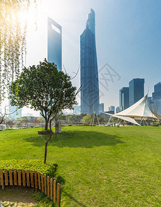 上海办公区的绿色花园图片