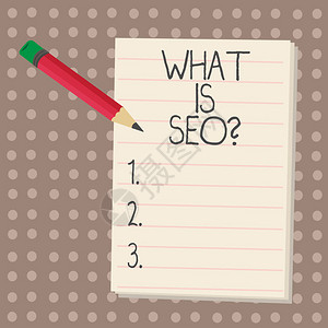 显示什么是Seo的文本符号概念照片搜索引擎关键字营销图片