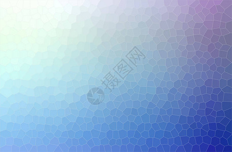 蓝色紫色六边形小型背景图片