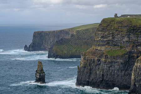 爱尔兰欧洲的风景岩石海图片