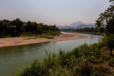 南汗河在老挝的Luang图片