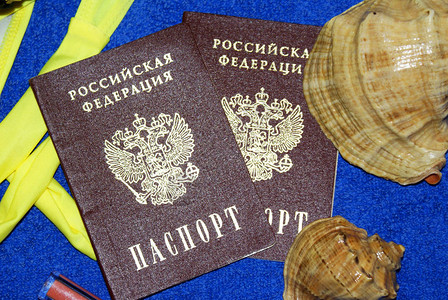 俄罗斯联邦护照背景图片