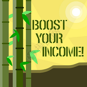 提高您的收入概念意指改善您在业余时间工作的支付自由度info背景图片
