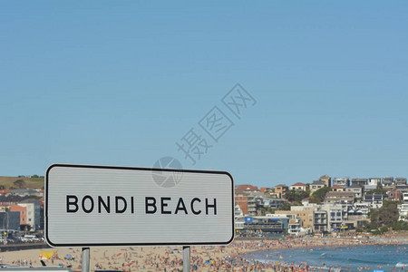 澳大利亚新南威尔士州悉尼的邦迪海滩邦迪海滩是澳大利亚最具标志图片