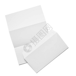 白色背景的袋纸张卡模板以白图片
