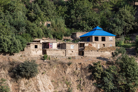 塔吉克斯坦边境地区帕米尔山Pamir山的阿富汗之家图片