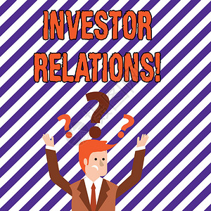 显示投资者关系的文本符号展示金融投资关系谈判股图片