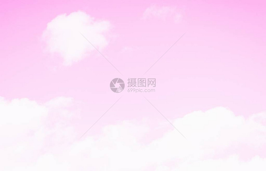 浅粉红天空背景美丽的天空有白图片