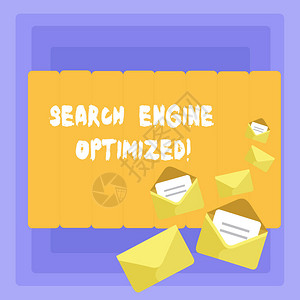 概念手写显示搜索引擎优化概念意指提高网站或博客的在线能见度info图片