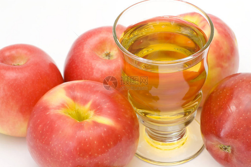 鲜苹果汁和新鲜果图片