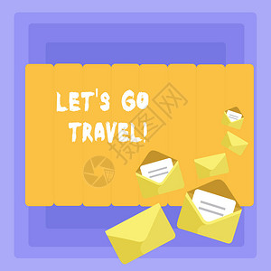 LetSgoTravel概念意思是远行旅背景图片