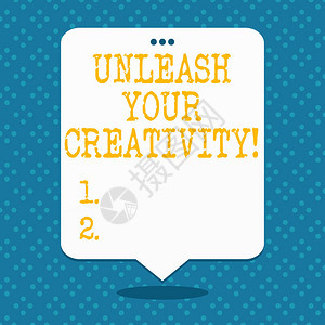 手写文本释放你的创造力概念照片发展个人图片