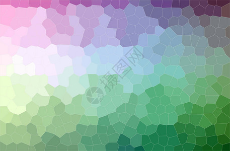 蓝色绿色紫色的六边形背景图片