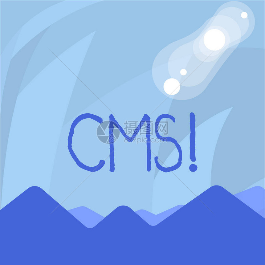 显示Cms的概念手写概念含义内容管理系统支持修改数字内容查看七彩山图片