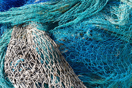 一些专业捕捞渔网背景图片
