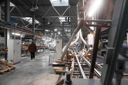 水泥厂内部工业水泥生产输送机生产线图片