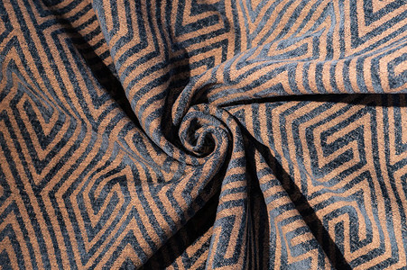 从消光织物纹理背景丝绸织物纹理纺织工业背景与模糊彩色棉织物的多色布目录背景图片