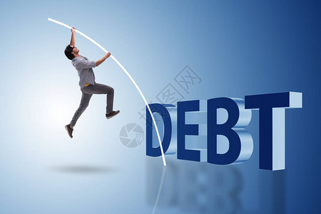 贷款和债务概念图片