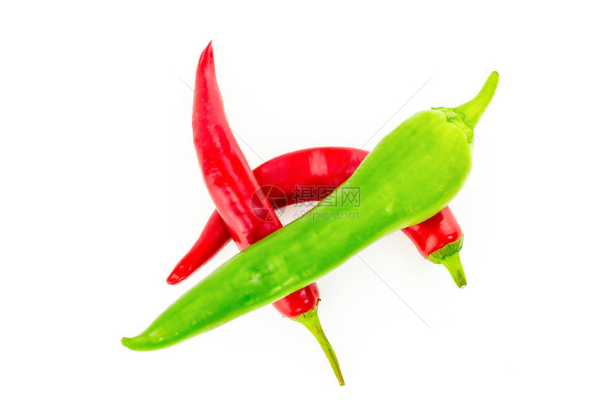 胡椒多彩红色绿色长明亮本底图片