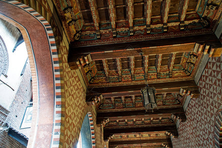 中世纪装饰天花板意图片