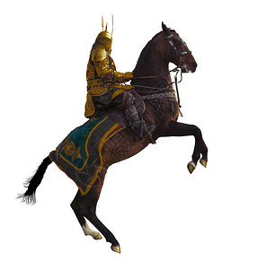 哈萨克骑马者穿着国装图片