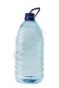 白色背景上的一瓶水图片