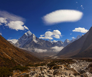 尼泊尔珠穆峰地区Tengboch图片