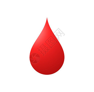 血滴红色图标背景图片