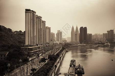 重庆城市建筑和城市天图片