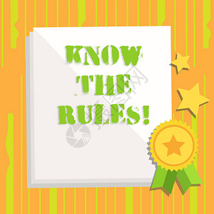 手写文字书写知道规则概念照片了解条款和条件从律师那里获得法律建议白色羊皮纸文具空白纸背景图片