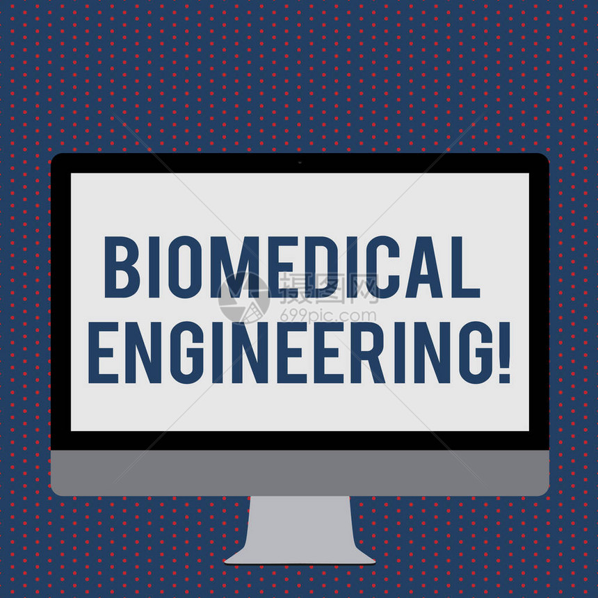 显示生物医学工程的文字符号商业照片展示先进知识生物医学改善健康空白色显示器宽屏安装图片