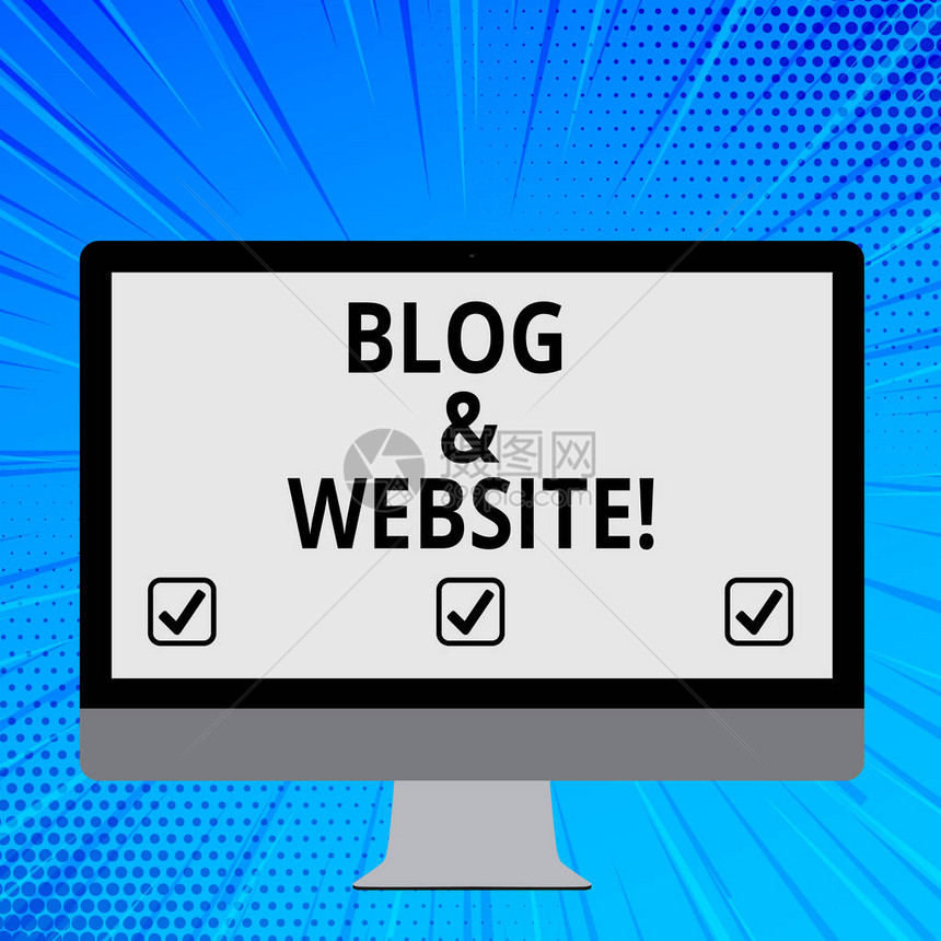 文字写作文本博客和网站展示在WWW上发布的讨论或信息网站的商业照片空白色计算机显示器宽屏安装图片