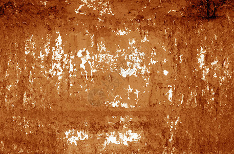 Grungy生锈的橙色金属墙纹理设计背图片