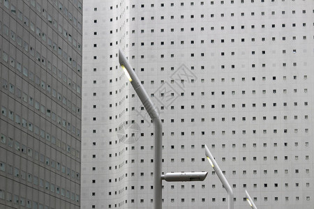 东京新宿大楼的现代墙景观图片