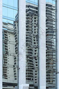 巴拿马市摩天大楼外墙的一栋相图片