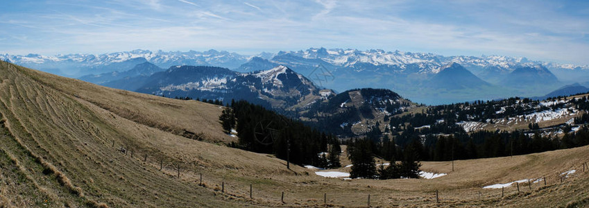 瑞士里吉库姆山区皇后里基山峰首脑会议的全图片