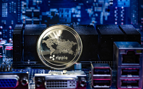 RippleXRP对电脑录像卡的加密货币前视线Bitcoin图片
