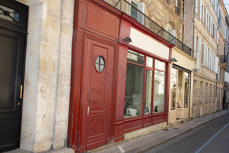 波尔多巴黎街上的街边古董店图片