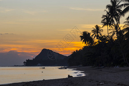 泰国苏梅岛的日出图片