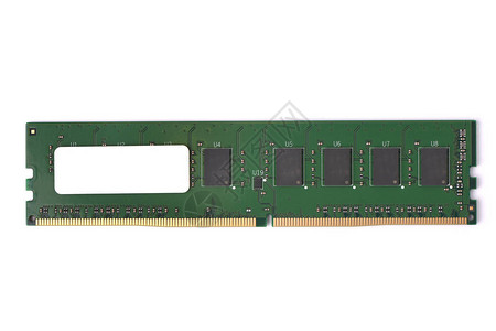 DDR4DDR3DDR2DDRRAM内存模块的照片隔离在白色背景上图片