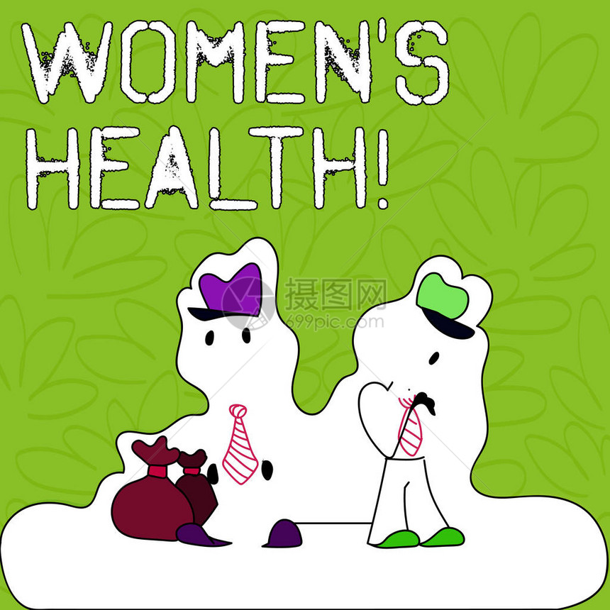 显示女健康的文字符号商业照片文本慢疾病状况如心脏病癌症糖尿病两名男子站在白色贴纸风格雪效图片
