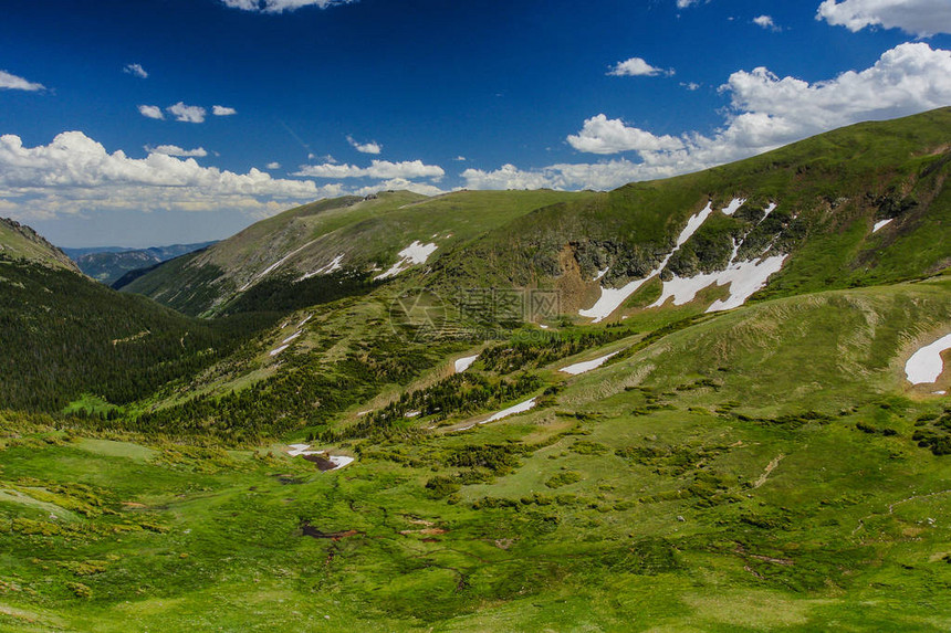 美国科罗拉多州洛基山区公园阿尔卑斯山图片