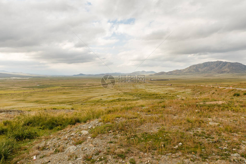 Orkhon河谷蒙古的景观图片
