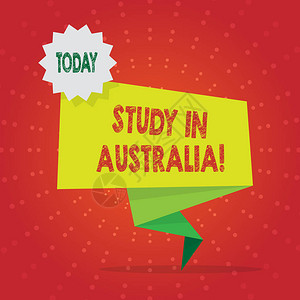 写笔记显示在澳大利亚学习进入国外订单的商业概念完成您的学习两色绿折叠图片