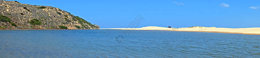 葡萄牙西海岸Carrapateira海滩的全景Pan图片