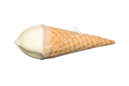 华夫饼管冰淇淋图片