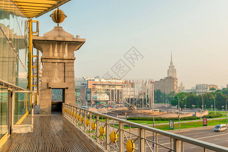 莫斯科喀山车站高速公路上的图片