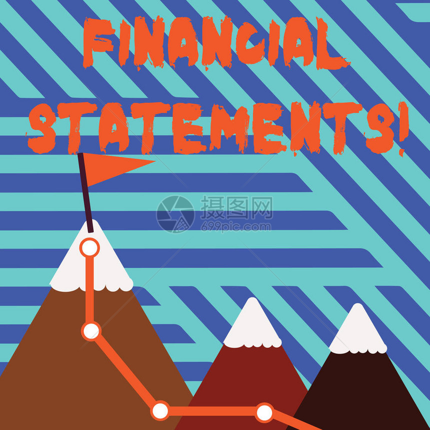 显示财务报表的概念手写概念意思是金融活动的正式记录三山有远足图片