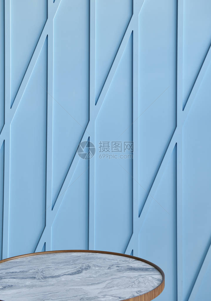 蓝装饰墙现代背景蓝色墙层图片
