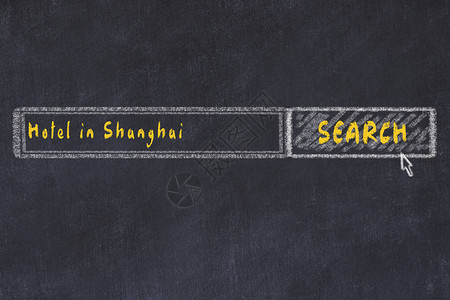 搜索引擎的粉笔草图上海旅馆的搜图片